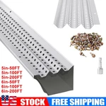 Aluminum Mesh 5/6 Inch Width Leaf Filter Guards For Rain Gutters New. Price: $85.99.