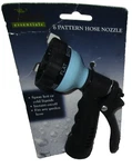 6 Pattern Hose Nozzle Fits Any Garden Aqua Blue New. Price: $6.56.