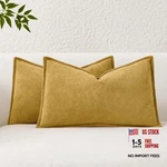 Kevin Textile Waterproof Decorative Pillow 20" 12" (pack 2) Mustard Yellow New. Price: $23.87.