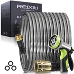Relxitl 50FT Metal Garden Hose - Yellow Open. Price: $31.44.