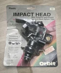 Orbit Plastic Impact Sprinkler Head 1/2" Pulsating Rotor 55011 Adjustable 360 New. Price: $19.99.