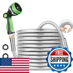 Homeideas 50 Ft Leak-proof Stainless Steel Metal Garden Hose Set Newly. Price: $82.80.