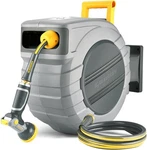 Glahoden Retractable Garden Hose Reel 5/8X100 Ft Wall Mount New. Price: $231.98.