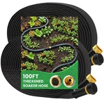 Vegetable Garden Soaker Hose 100FT - Water Saving Drip Irrigation Kit New. Price: $74.99.