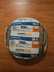 Cerrowire 100 Ft 18/5 Black Solid Copper Sprinkler New. Price: $28.45.