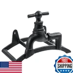 Mygift Wall Mounted Garden Hose Holder, Vintage Black Cast Iron Watering Tube New. Price: $45.40.