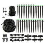 Lablt 130FT Drip Irrigation System Adjustable Garden Watering Hose Spray Kits New. Price: $32.49.