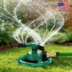 Garden Lawn Sprinkler Automatic 360 Rotating Large Area Coverage Kids & Pets Wat New. Price: $14.29.