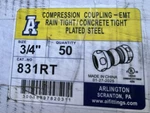 Arlington 3/4 Compression Coupling Emt 831RT Rain Tight/concrete New. Price: $85.99.