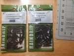 Raindrip 1/4" Barbed Connector L312050B Lot Of Packs 50, 100 Total New. Price: $12.95.