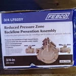 Febco LF825Y Bronze Reduced Pressure Zone Backflow Preventer Assembly, 3/4" New. Price: $529.99.