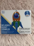 1616 Holdings, Inc Inflatable Rocket Sprinkler Water Toy 21IN X 27.5IN Ages 3+ New. Price: $10.99.