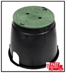 10 In. Round Valve And Cover, Black Box, Green Icv Reinforcing Ribs New. Price: $19.22.