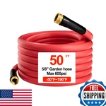 Heavy Duty Hot/cold Water Garden Hose To 190 50FT & 5/8" New. Price: $85.70.