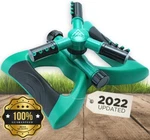 Lawn Sprinkler Garden - 2022 Updated, Automatic 360 Rotating Adjustabl New. Price: $38.99.