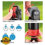Eden 16030 5 Pattern Turbo Gear Drive Rotary Sprinkler Head Lawn Garden New. Price: $27.99.