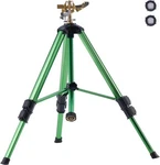 Vevor Impact Sprinkler On Tripod Base, Heavy Duty 37", Green New. Price: $69.49.