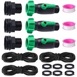 Sets Rain Barrel Spigot Kit 3/4" High Flow Water Faucet Nps Inle... New. Price: $23.32.