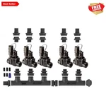 Complete 5 Zone Rain Bird Irrigation Kit With Flow Control Valves And Connectors New. Price: $436.95.