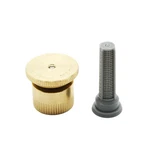 Orbit 53574W Brass Sprinkler Spray Nozzle, 15 Ft. Adjustable New. Price: $6.99.
