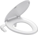 Premium Elongated Bidet Toilet Seat - Soft Close, Dual Nozzle, Easy Install New. Price: $133.99.