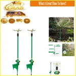 2 Pack Rotary Lawn Sprinkler 3-ARM Adjustable Telescoping Height 360 Coverage New. Price: $70.97.