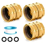 Siguranta Garden Hose Female To 3/4, Double Pack New. Price: $18.41.