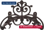 Mygift Brown Heavy Duty Cast Iron Outdoor Garden Hose Hanger Wall Mounted Water New. Price: $49.98.