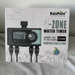 Rainpoint Sprinkler Timer, 4 Outlets Hose Timers, Zone Digital Water New. Price: $25.00.