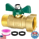 Kruuvax Garden Hose Shut Off Valve, 3/4'' Heavy Duty Water Turn New. Price: $27.99.