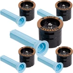 5 Rain Bird U12Q Dual Spray 12' Radius Nozzles 90 Quarter-circle Arc New. Price: $14.87.