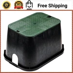 14 In. 19 Rectangular Valve And Cover, Black Box, Green Icv Coverr New. Price: $36.99.