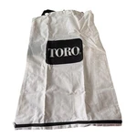 Toro Lawn Mower Grass Catcher Collection Bag Zippered Bottom Black Strap Open. Price: $14.99.