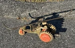 Vintage Kees Iron 17"L Tractor Sprinkler Model 101 Xa 30" Spin Diameter. Price: $84.99.