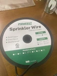 Firmerst 18/7 Solid Sprinkler Wire For Up To 6 Valves System 250 Feet New. Price: $175.00.