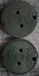 Lot Of 2 Nds Round Irrigation Control Valve Box Covers/lids Green 10 Approx New Open. Price: $13.00.