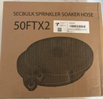 100 FT(50FT*2 Flat Sprinkler For Lawn Watering Garden Soaker Hose) Secbulk New. Price: $46.90.
