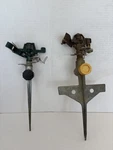 Vintage Nelson Brass Stake Sprinkler 29001 Unbranded Spike Used. Price: $17.50.
