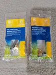 One Orbit 15' Half Pattern Brass Twin Spray - 180 Degree Coverage New. Price: $8.79.