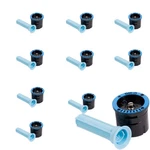 Rain Bird U10Q Nozzles 90 Degree Quarter Circle Dual Spray Pattern 10' Radius New. Price: $24.87.