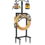 Tomcare Heavy Duty Garden Hose Holder - 2 Shepherd Hooks Holds 160FT New. Price: $64.48.