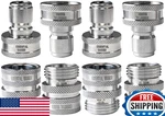 Essential Washer Stainless Steel Garden Hose Quick Connect Fittings, 1-HAND New. Price: $78.09.