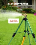 Impact Sprinkler On Tripod Base, 2 Packs, Adjustable Heights For Yard New. Price: $82.29.