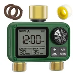 2 Outlet Sprinkler Timer Brass, Xinfuture Programmable Water Controlle New. Price: $68.04.