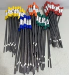 Marking Marker Flags Lawn 1000 Total 200 Each Red, Yellow, Green, Blue, Orange New. Price: $58.86.