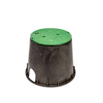 Vigoro Irrigation Valve Box 10IN Round Black Green Lid Twist Lock Durable New. Price: $25.71.