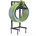 Qatsrin Super Stable Freestanding Garden Water Hose Holder 160FT New. Price: $46.18.