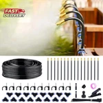 360 Adjustable Drip Irrigation System - 50FT Garden Watering With 16 Noz New. Price: $37.92.