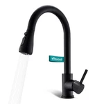 Matte Black Kitchen Faucet Pull Down Sprayer Single Handle Vfauosit New Open Box. Price: $20.00.