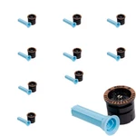 10 Rain Bird U12H 180 Half-circle Dual Spray Pattern Nozzles, 12' Radius New. Price: $24.87.